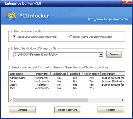 PCUnlocker WinPE 3.8.0 Enterprise Edition Offline Installer Download