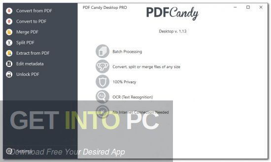 PDF Candy Desktop Pro Latest Version Download-GetintoPC.com
