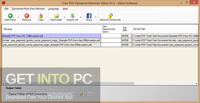 PDF Password Unlocker Offline Installer Download-GetintoPC.com