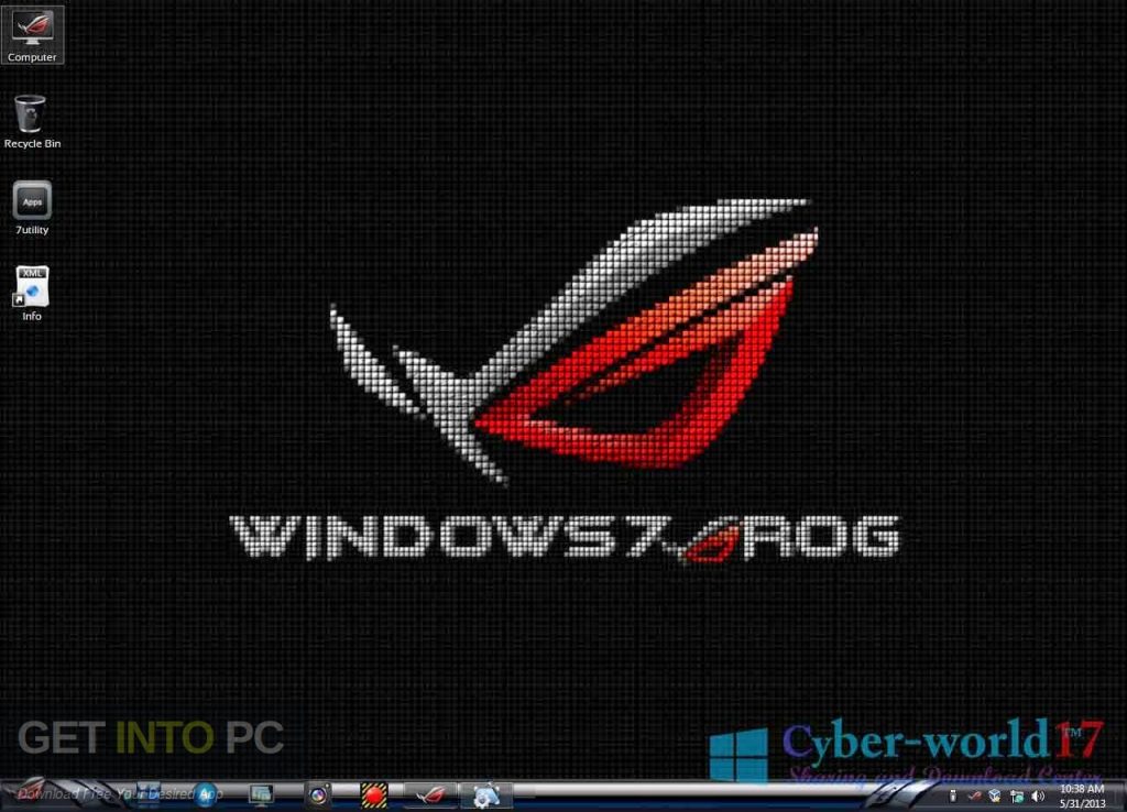 Windows 7 ROG RAMPAGE 64 bit ISO Free Download-GetintoPC.com