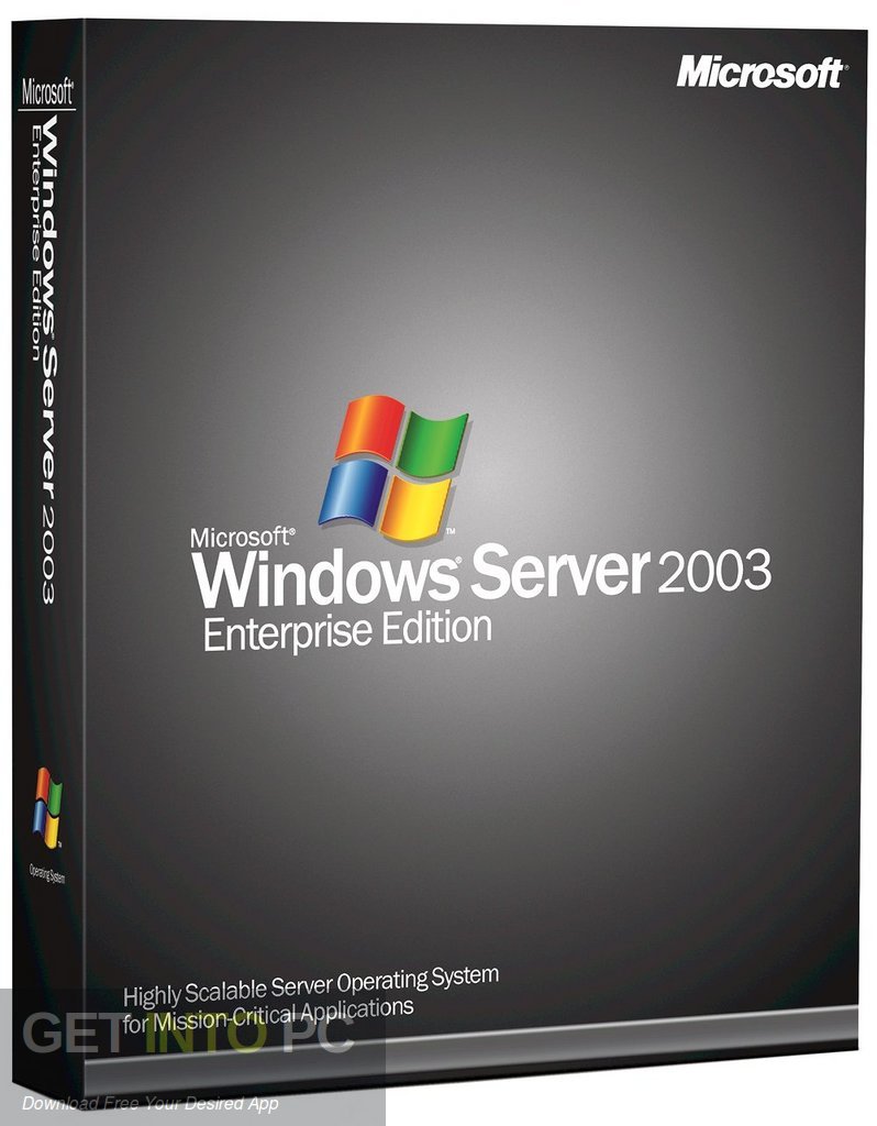 Windows Server 2003 All Editions ISO Free Download-GetintoPC.com