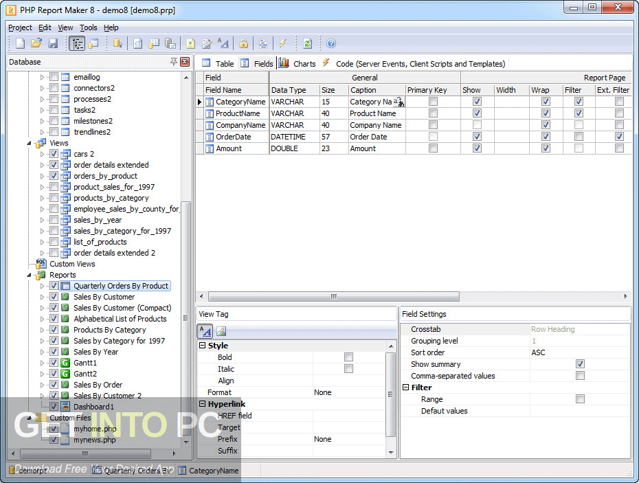 e-World Tech PHP Report Maker 11.0.2 Latest Version Download-GetintoPC.com