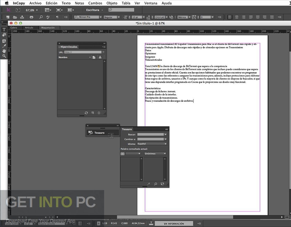 Adobe InCopy CC 2019 Offline Installer Download-GetintoPC.com