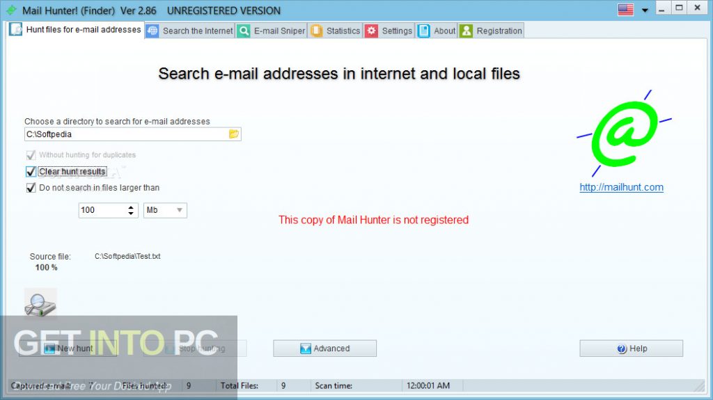Mail Hunter Direct Link Download-GetintoPC.com