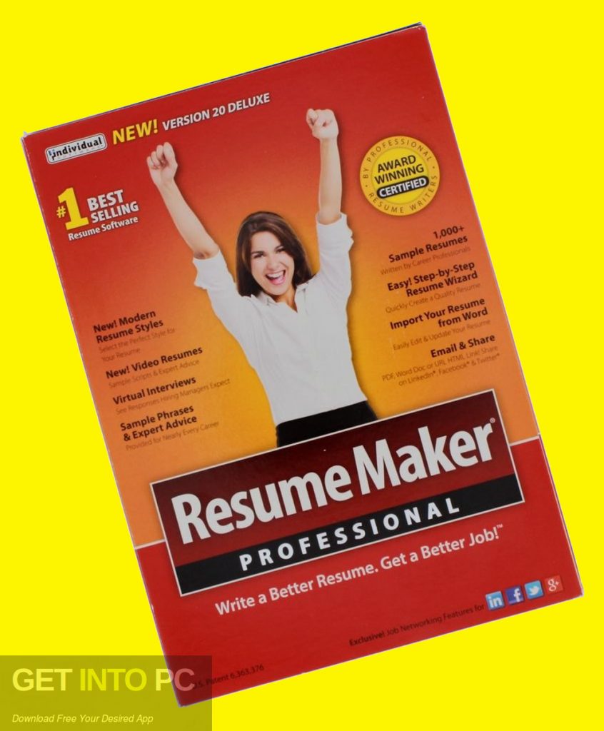 ResumeMaker Professional Deluxe 2018 Free Download-GetintoPC.com