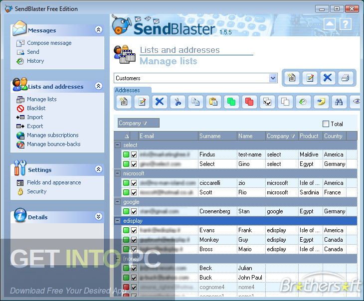SendBlaster Pro Edition Direct Link Download-GetintoPC.com