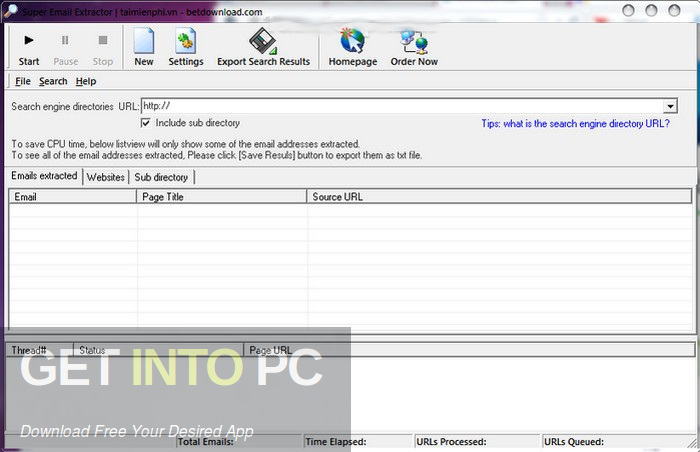 Super Email Extractor Offline Installer Download-GetintoPC.com