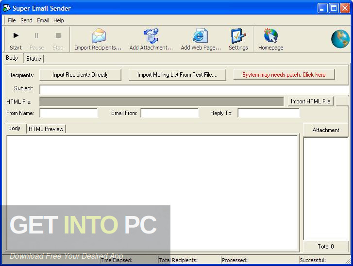 Super Email Sender Offline Installer Download-GetintoPC.com