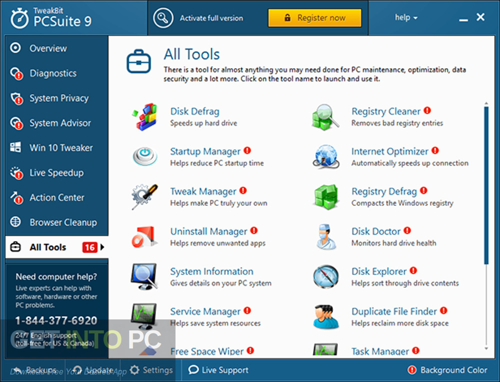 TweakBit PCSuite Latest Version Download-GetintoPC.com
