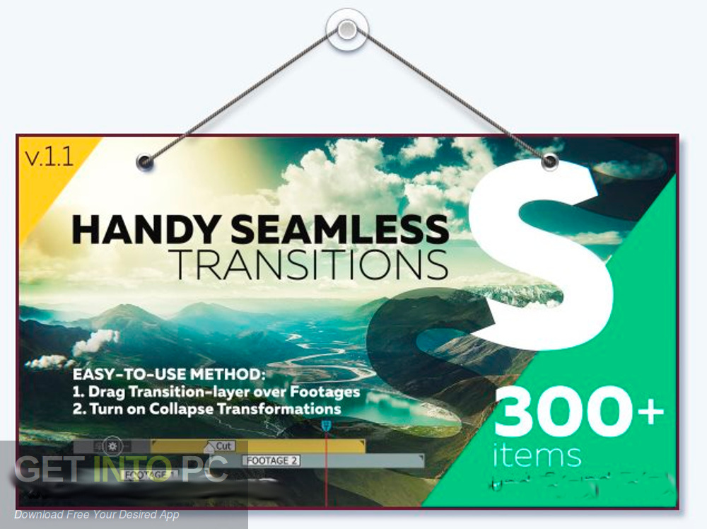 VideoHive Handy Seamless Transitions Pack Script Free Download-GetintoPC.com