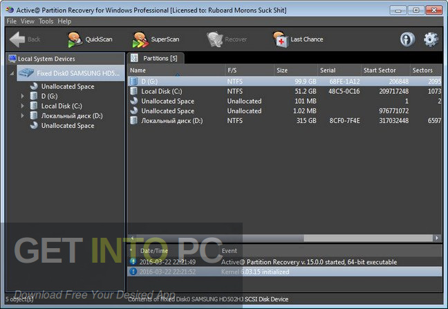 Active Partition Recovery Ultimate 2018 Latest Version DOwnload-GetintoPC.com