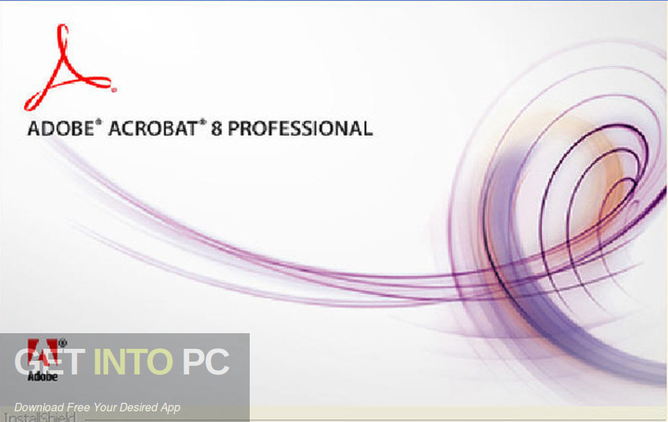 Adobe Acrobat 8 Professional Free Download-GetintoPC.com