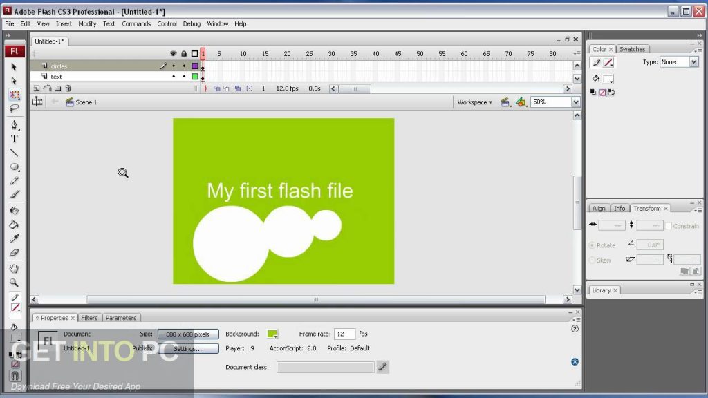 Adobe Flash CS3 Professional Offline Installer Download-GetintoPC.com