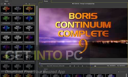 Boris Continuum Complete 9.0.1 for After Effects Free Download-GetintoPC.com