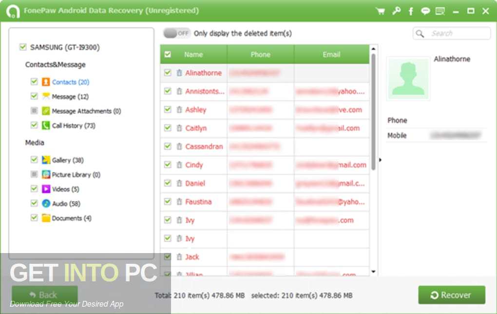 FonePaw Android Data Recovery Direct Link Download-GetintoPC.com
