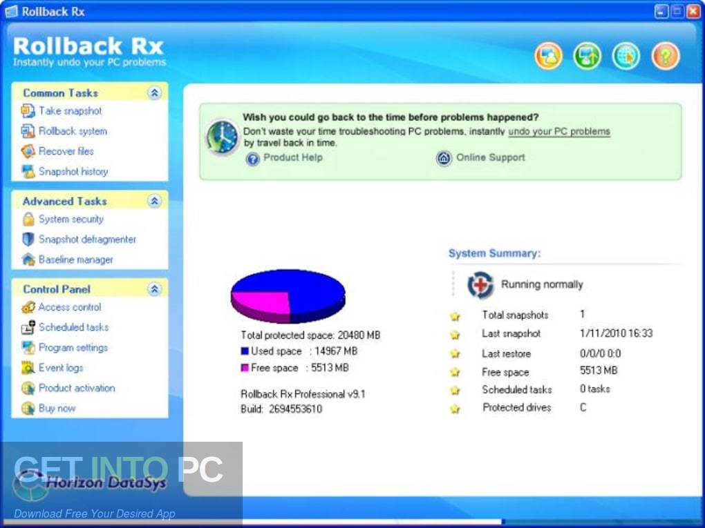 RollBack Rx Professional Offline Installer Download-GetintoPC.com
