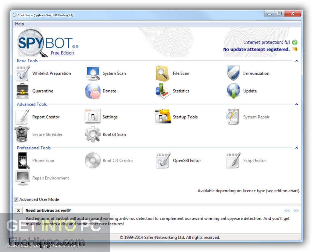 Spybot Search & Destroy Latest Version Download-GetintoPC.com
