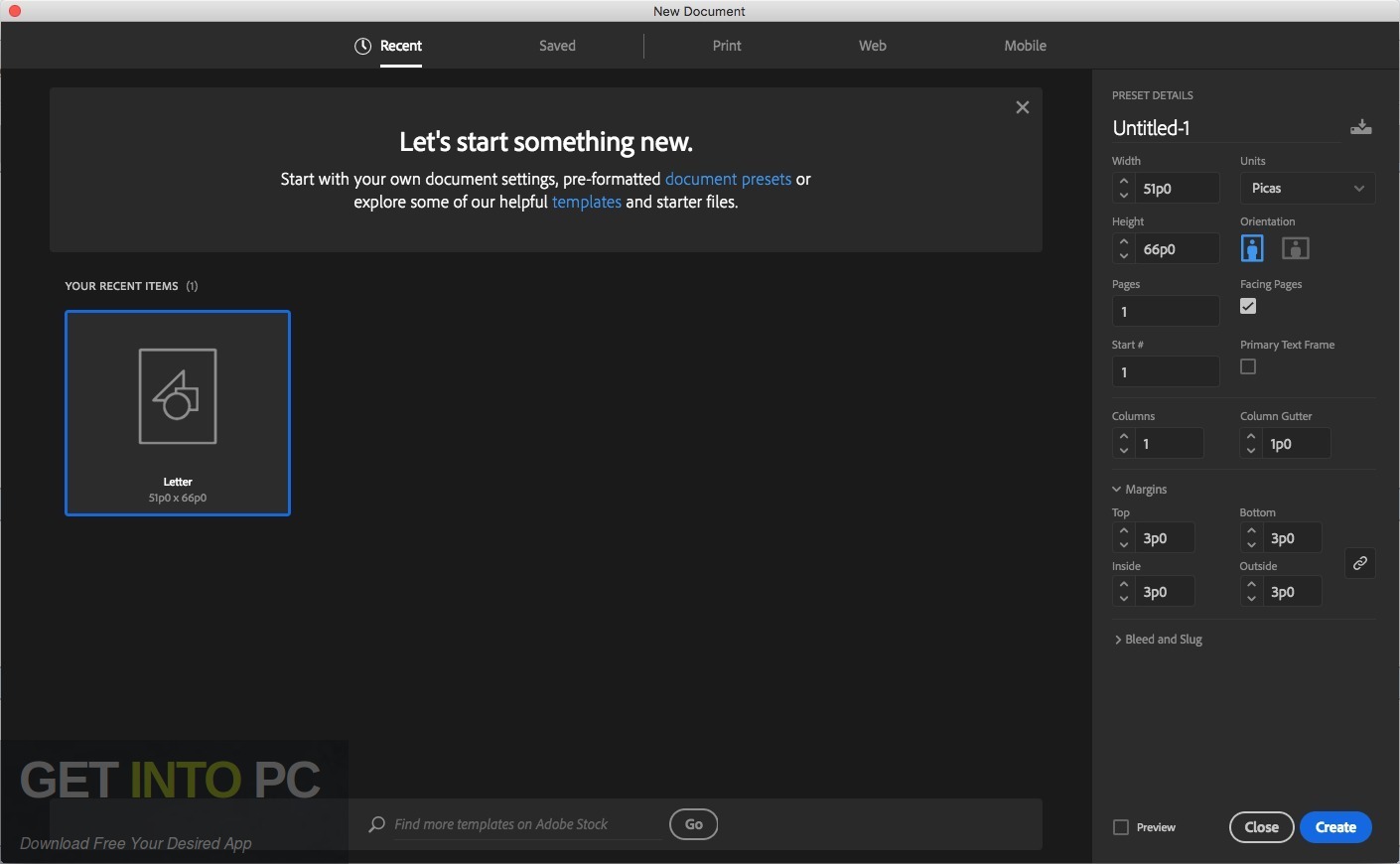 Adobe InDesign CC 2019 for Mac Direct Link Download-GetintoPC.com