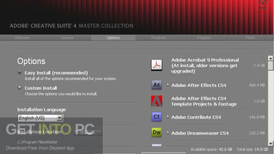 adobe cs4 master collection download windows