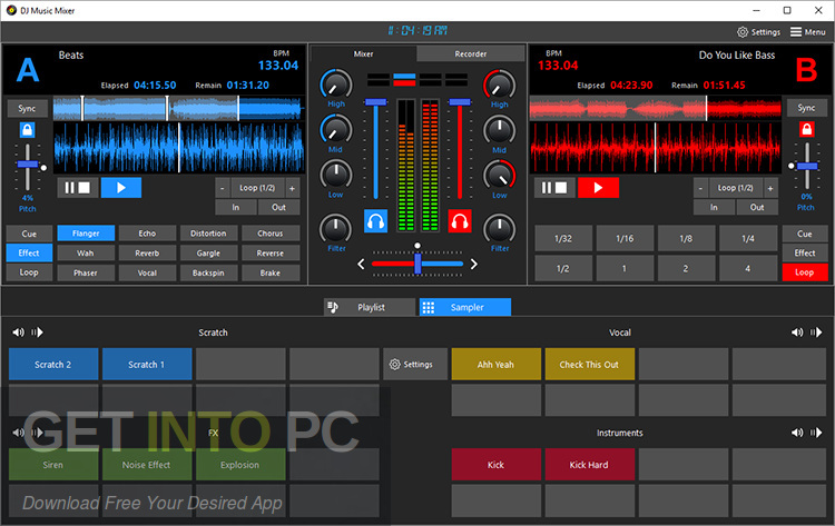 DJ Music Mixer Direct Link Download-GetintoPC.com