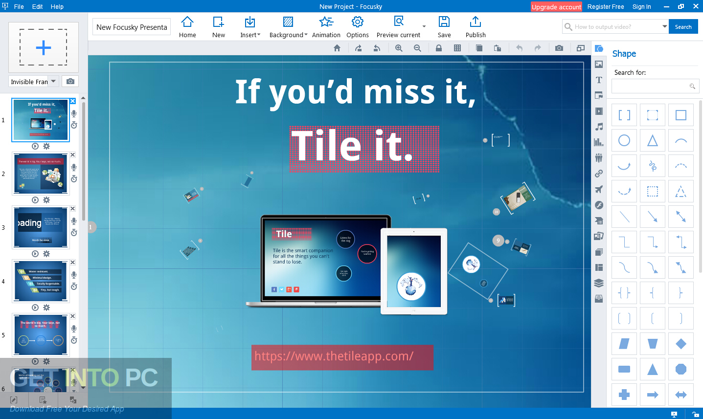Focusky Presentation Maker Pro for Mac Offline Installer Download-GetintoPC.com