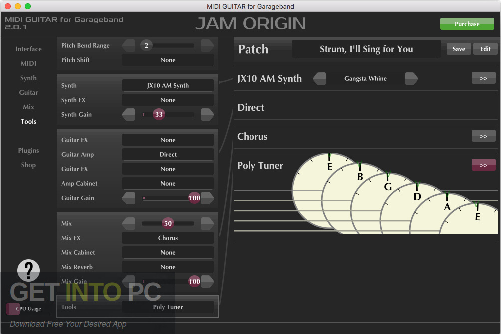 Jam Origin - MIDI Bass MIDI Guitar Latest Version Download