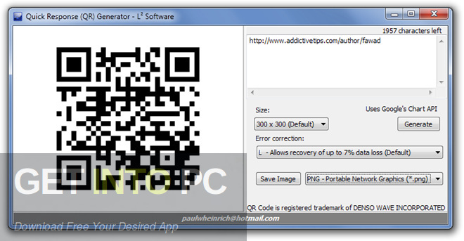 QR Code Generator Latest Version Download-GetintoPC.com