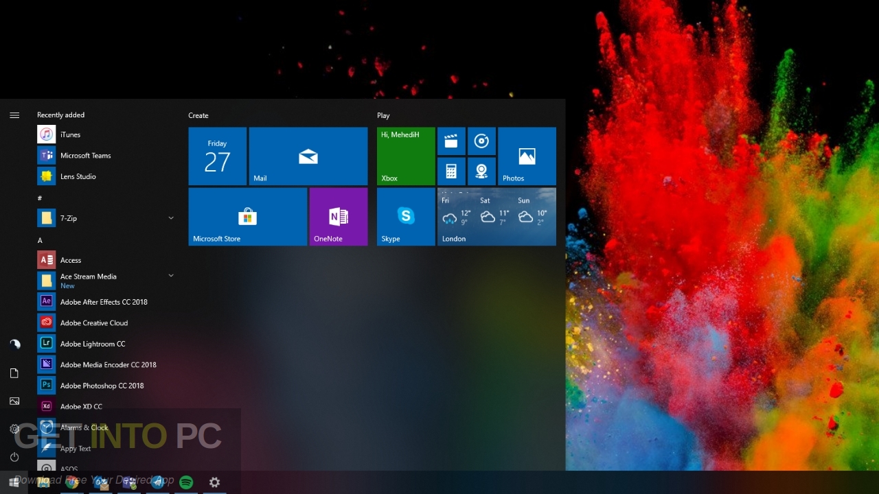 Windows 10 19H1 Offline Installer Download-GetintoPC.com