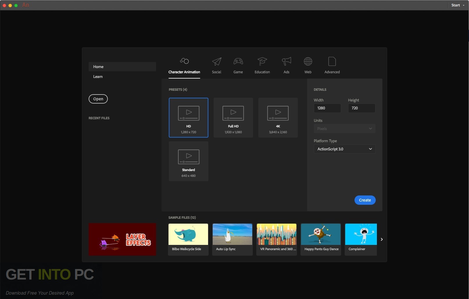 Adobe Animate CC 2019 for Mac Latest Version Download-GetintoPC.com