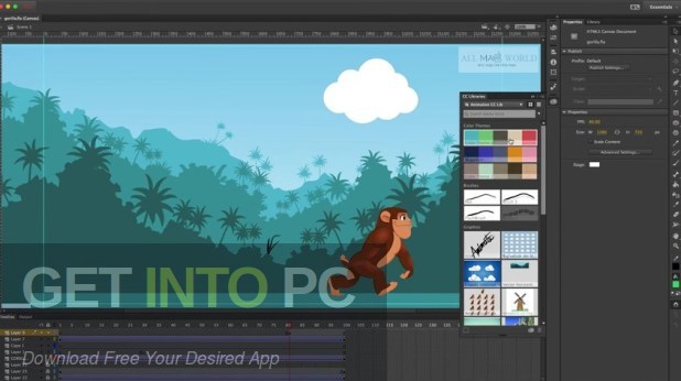 Adobe Animate CC 2019 for Mac Offline Installer Download-GetintoPC.com