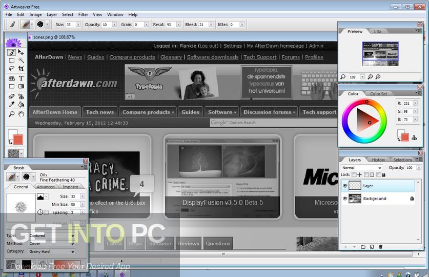 Artweaver Plus 2017 v6 Offline Installer Download-GetintoPC.com