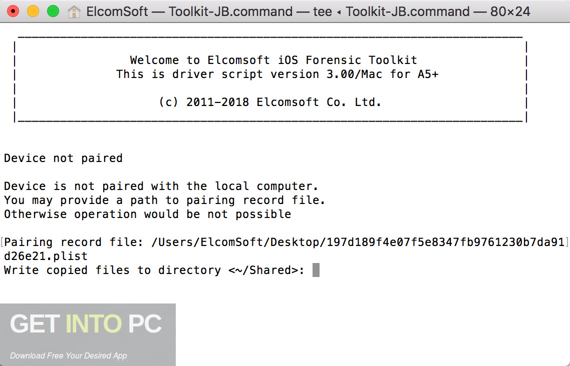 ElcomSoft iOS Forensic Toolkit Offline Installer Download-GetintoPC.com