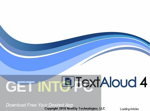 NextUp TextAloud 2019 Free Download-GetintoPC.com