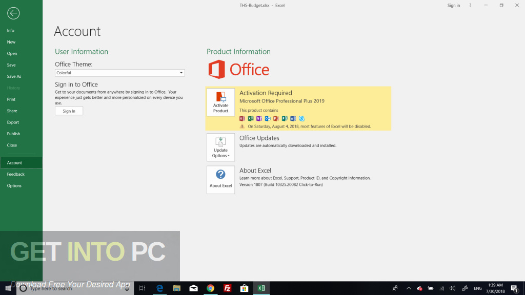 Office 2019 Professional Plus Jan 2019 Edition Offline Installer Download-GetintoPC.com