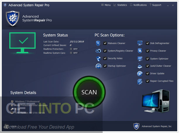 Advanced System Repair Pro Direct Link Download-GetintoPC.com