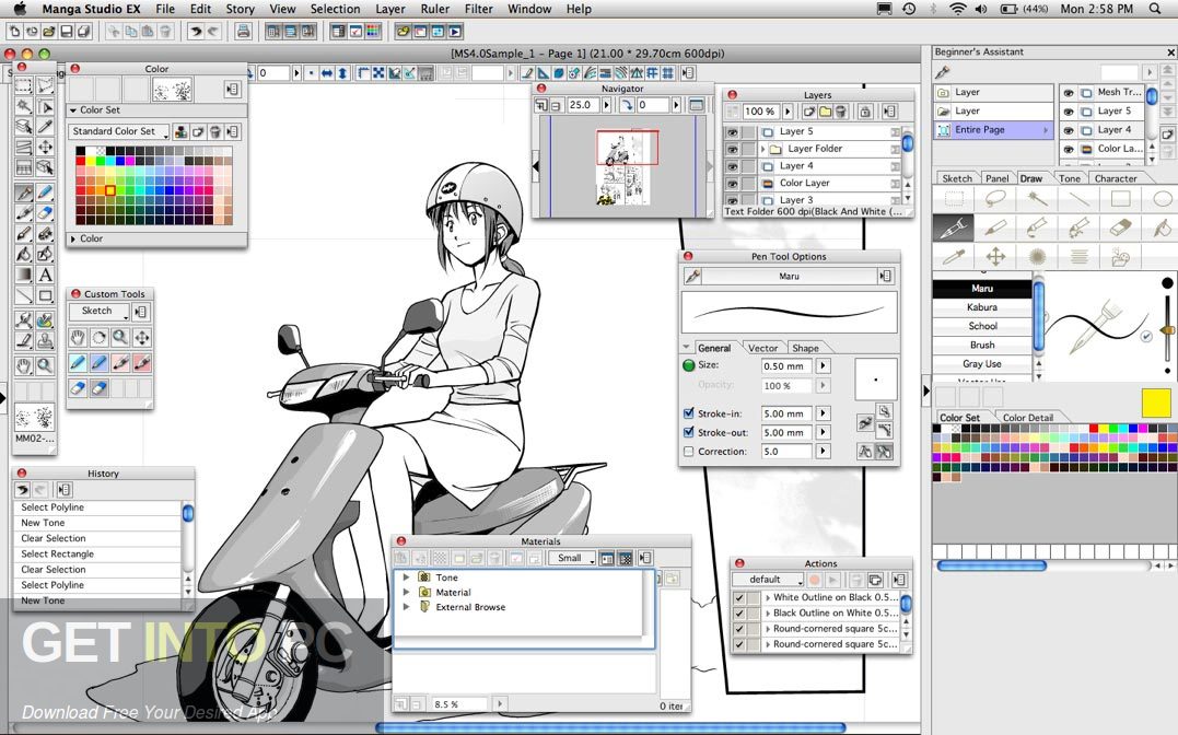 Manga Studio for Mac Direct Link Download-GetintoPC.com