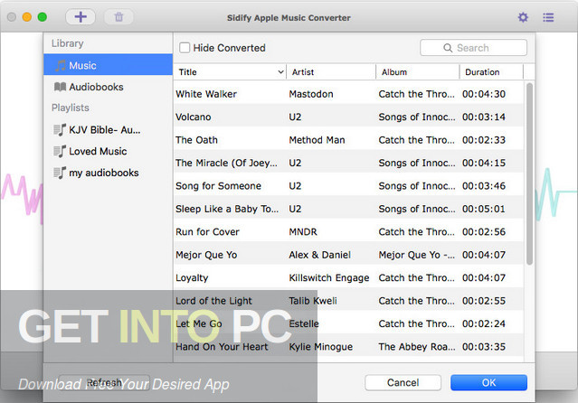 Sidify Apple Music Converter for Mac Latest Version Download-GetintoPC.com