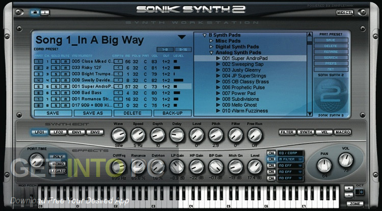 Sonik Synth 2 VSTi Offline Installer Download-GetintoPC.com