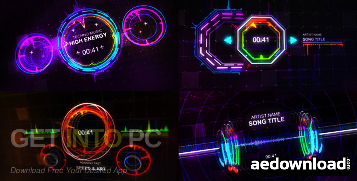 VideoHive Music Visualizer Kit for After Effects Offline Installer Download-GetintoPC.com