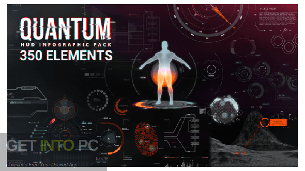 VideoHive Quantum HUD Infographic for After Effect Free Download-GetintoPC.com