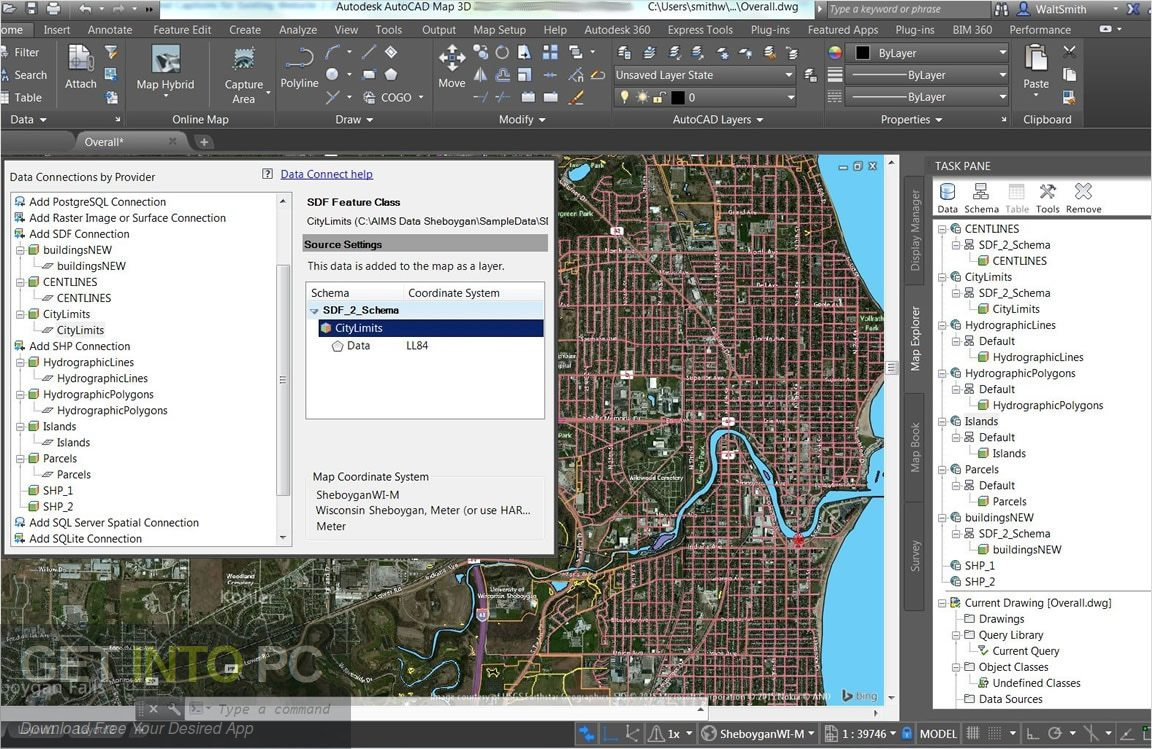 Autodesk AutoCAD Map 3D 2021 Offline Installer Download
