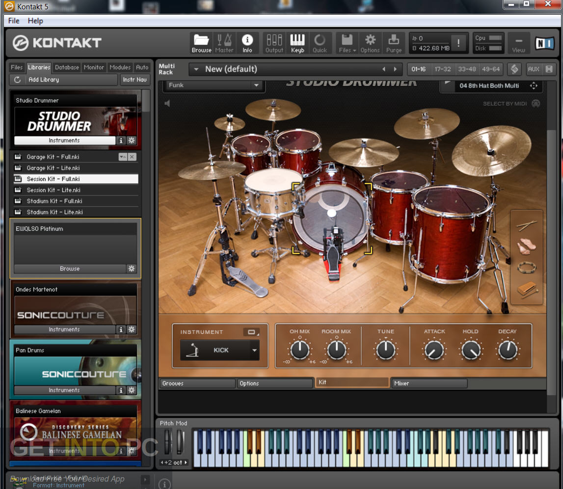 Native Instruments Studio Drummer Kontakt Latest Version Download-GetintoPC.com