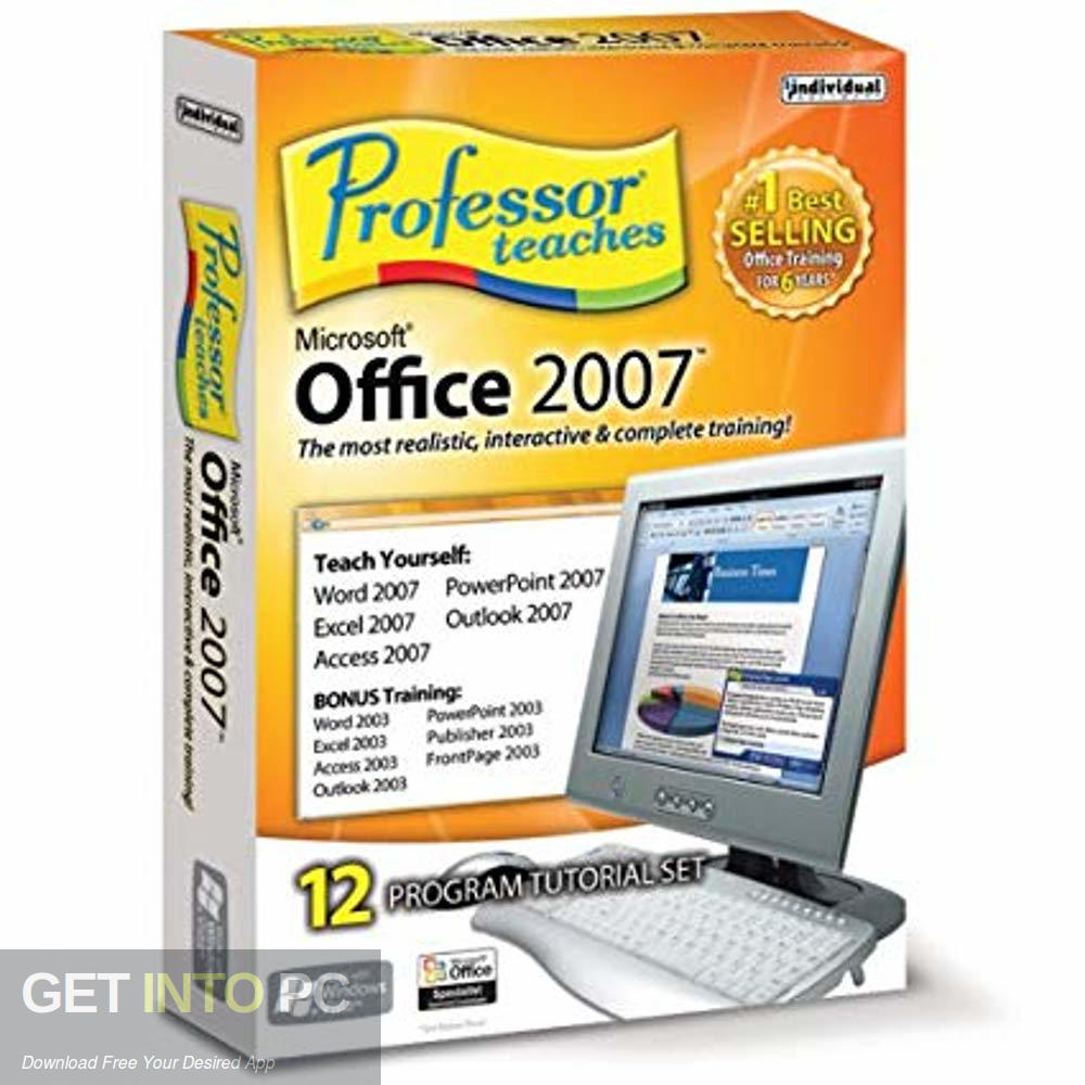 Professor Teaches Microsoft Excel 2007 Free Download-GetintoPC.com
