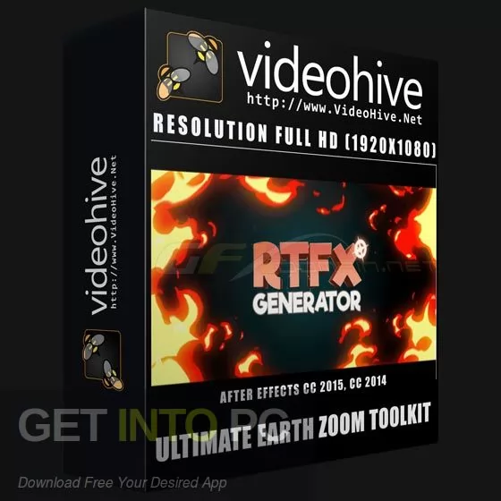 [PCソフト] VideoHive RTFX Generator + 440 FX Pack