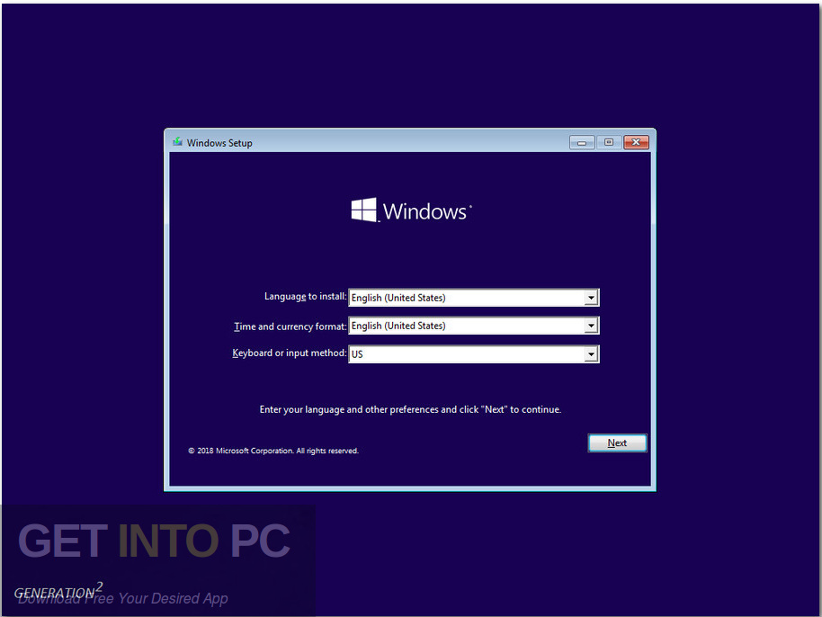 Windows 10 Pro Redstone 5 x64 Apr 2019 Screenshot 1-GetintoPC.com