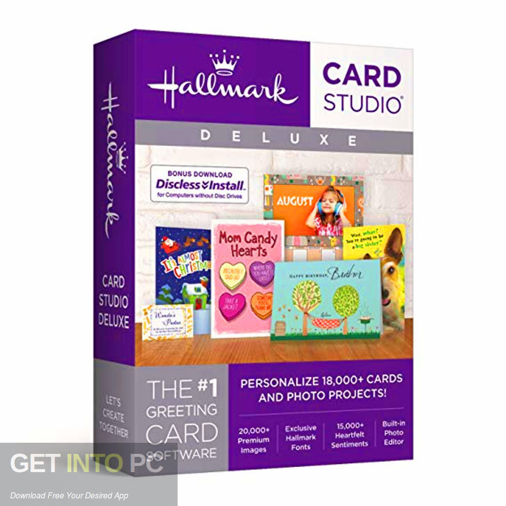 Hallmark Card Studio 2018 Deluxe + Content Free Download-GetintoPC.com