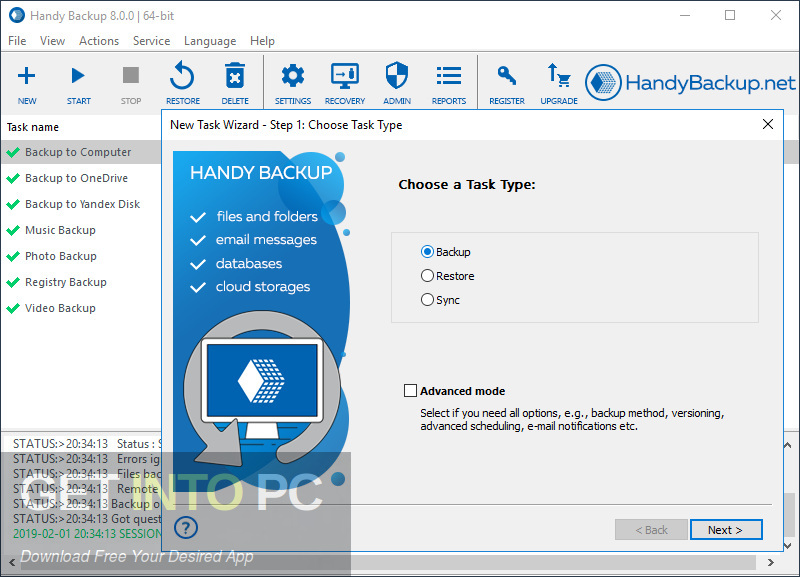 Handy Backup Server 2011 Direct Link Download-GetintoPC.com