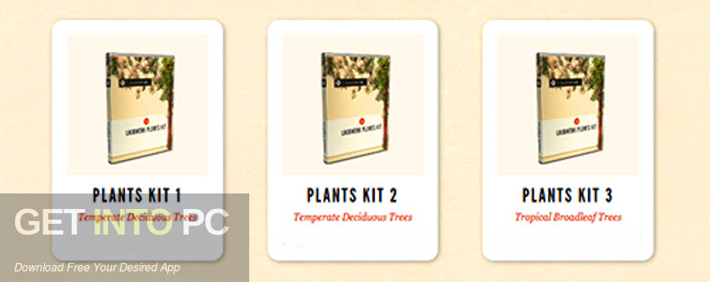 Laubwerk Plants Kit 1 & 2 & 3 for Cinema 4D 3dsMax Free Download-GetintoPC.com
