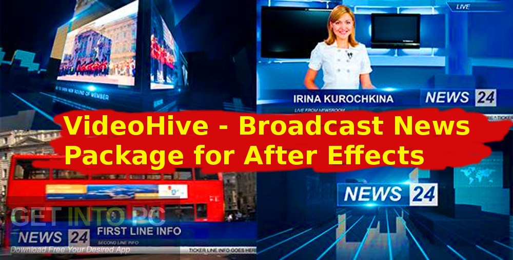 VideoHive - Broadcast News Package for After Effects Free Download-GetintoPC.com