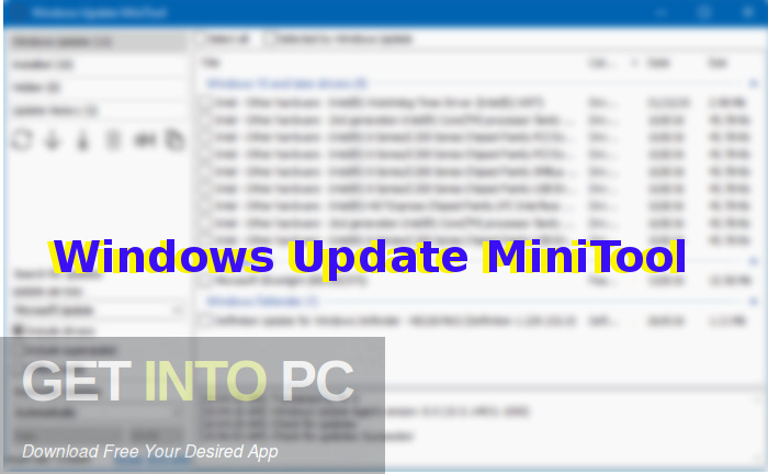 Windows Update MiniTool Free Download-GetintoPC.com